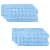 Kuber Industries Bath Mat | PVC Bathroom Mat | Shower Bath Mat | Floor Tub Mat | Bathroom Mud Mat | Anti-Skid Shower Bathroom Mat | M-YSD-40A |Pack of 6| Sky Blue